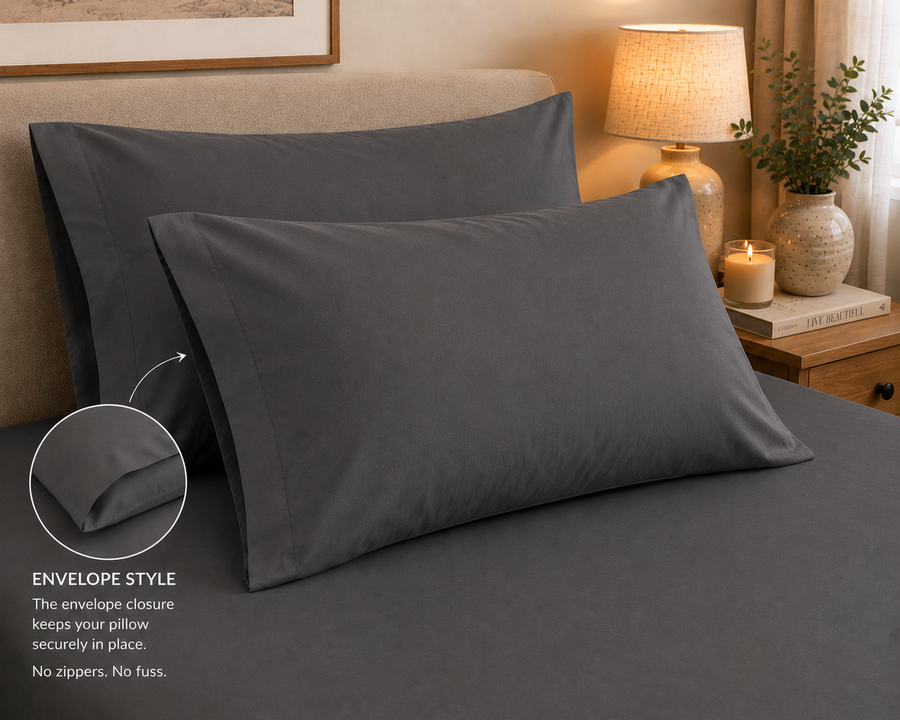 Cotton Pillowcase (2 pcs)