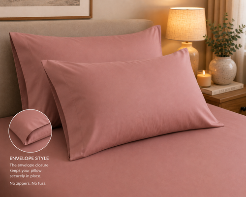 Cotton Pillowcase (2 pcs)